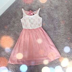 The girliest pink dress EVER!